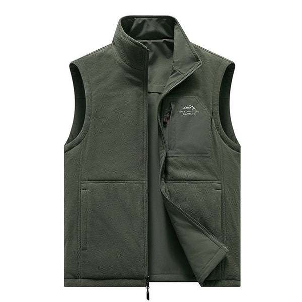 Montbreaker Mens Reversible Polar Fleece Warm Vest - MONTBREAKER