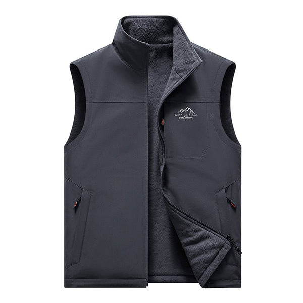 Montbreaker Mens Reversible Polar Fleece Warm Vest - MONTBREAKER