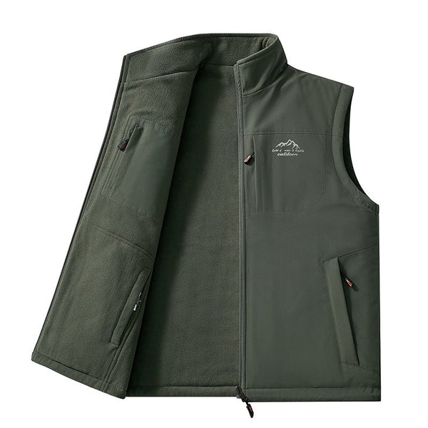 Montbreaker Mens Reversible Polar Fleece Warm Vest - MONTBREAKER