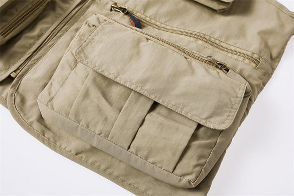 Montbreaker Mens Versatile Fishing Hunting Vest with 10 Pockets - MONTBREAKER