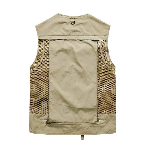 Montbreaker Mens Versatile Fishing Hunting Vest with 10 Pockets - MONTBREAKER