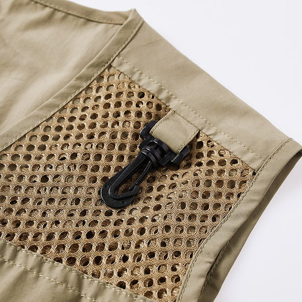 Montbreaker Mens Versatile Fishing Hunting Vest with 10 Pockets - MONTBREAKER