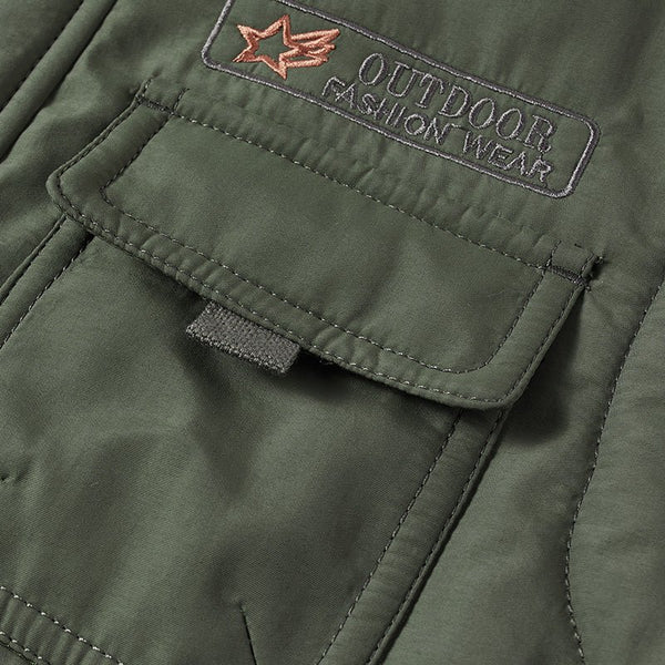 Montbreaker Men's Winter Fleece Lined Vest Detachable Hood Sleeveless Jacket - MONTBREAKER