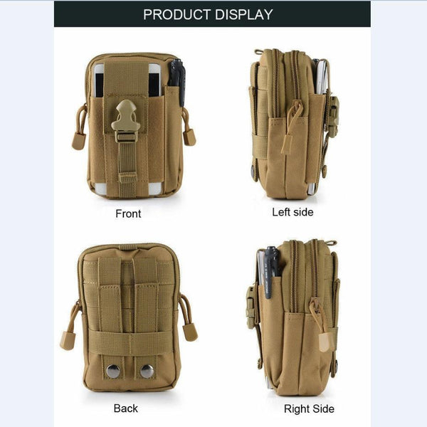 Camping Hiking Wallet Safety Waist Bag Survival Tool Bag - MONTBREAKER