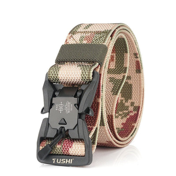 Magnet Buckle Camouflage Hunting Tactical Belt - MONTBREAKER
