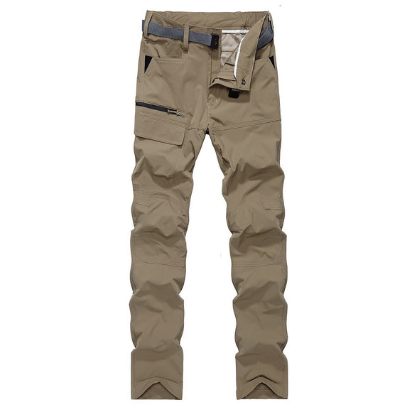 Montbreaker men's mountain trekking pants stretch lightweight (Khaki)1792 - MONTBREAKER