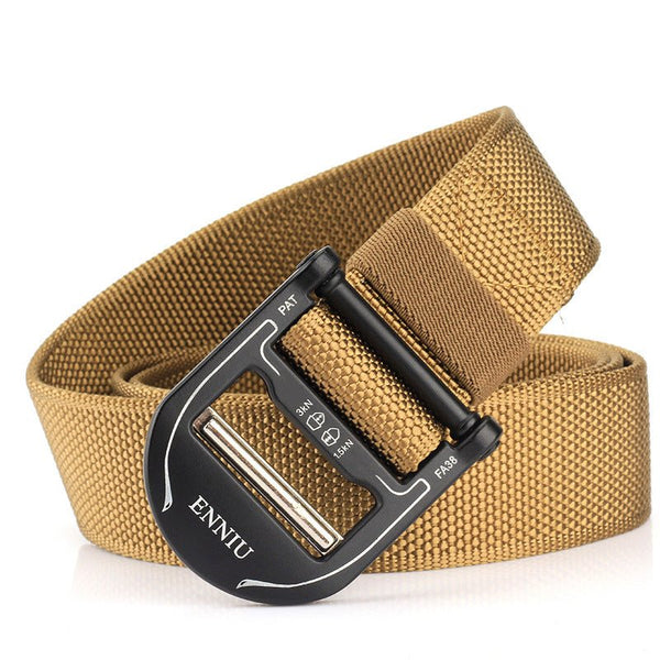 Men's Alloy Buckle Quick Release Elastic Belt - MONTBREAKER