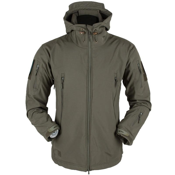 Men's Outdoor Softshell Windproof Tactical Jacket Camouflage - MONTBREAKER