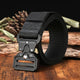 Men's Tactical Outdoor Canvas Belt 125-140cm Long - MONTBREAKER