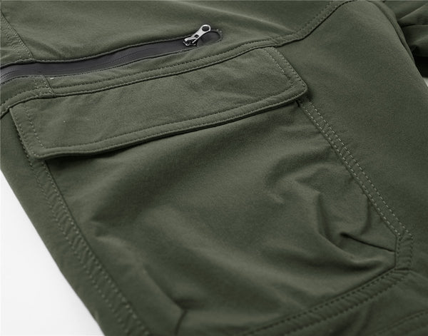 Men's winter stretch heavy mountain trekking pants brushed lined 9667 - MONTBREAKER
