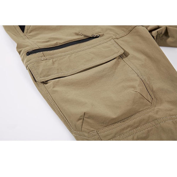 Montbreaker men's mountain trekking pants stretch lightweight (Khaki)1792 - MONTBREAKER