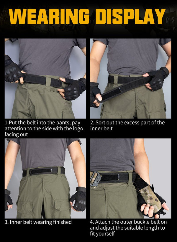 New Tactical 2-in-1 Quick Release Belt - MONTBREAKER