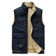 Montbreaker Men's 100% Cotton Reversible Vest Sleeveless Jacket - MONTBREAKER