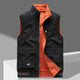 Montbreaker Men's 100% Cotton Reversible Vest Sleeveless Jacket - MONTBREAKER