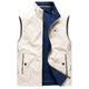 Montbreaker Men's Cotton Casual Gilet Reversible Golf Vest - MONTBREAKER