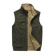 Montbreaker Men's Cotton Reversible Gilet Sleeveless Casual Jacket - MONTBREAKER