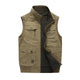 Montbreaker Men's Cotton Reversible Gilet Sleeveless Casual Jacket - MONTBREAKER