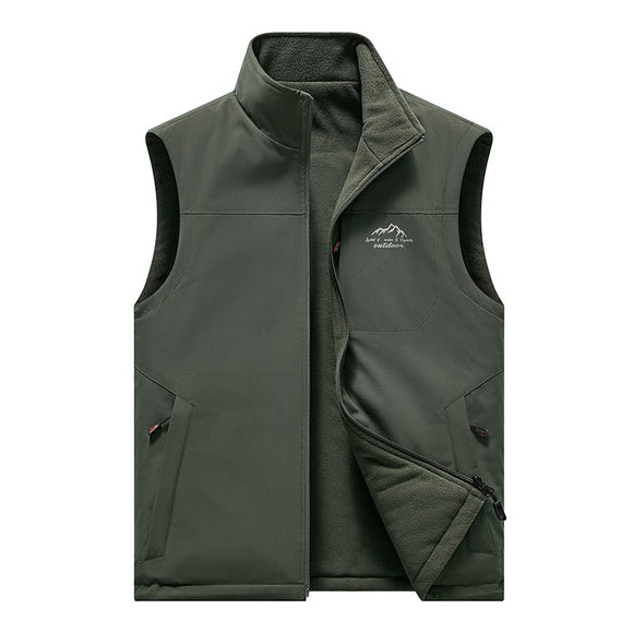 Montbreaker Mens Reversible Polar Fleece Warm Vest - MONTBREAKER