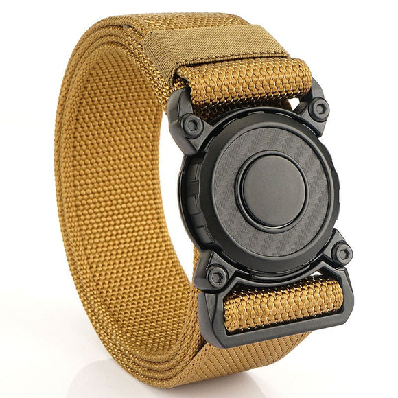 New quick - release buckle tactical nylon belt outdoor training belt - MONTBREAKER