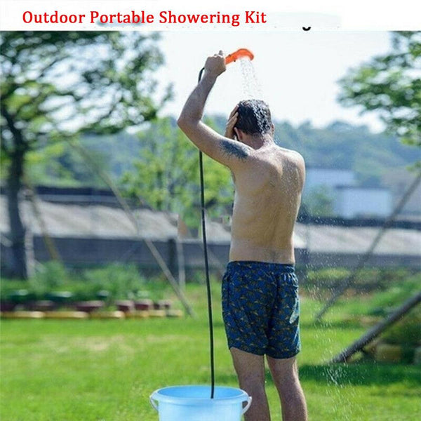 Camping Shower 12V Electric Outdoor Shower Water Bag Kit - MONTBREAKER