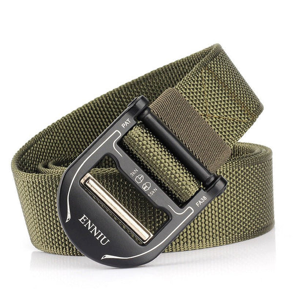 Men's Alloy Buckle Quick Release Elastic Belt - MONTBREAKER