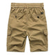 Men's highly comfortable stretch cotton washed cargo shorts - MONTBREAKER