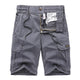 Men's highly comfortable stretch cotton washed cargo shorts - MONTBREAKER