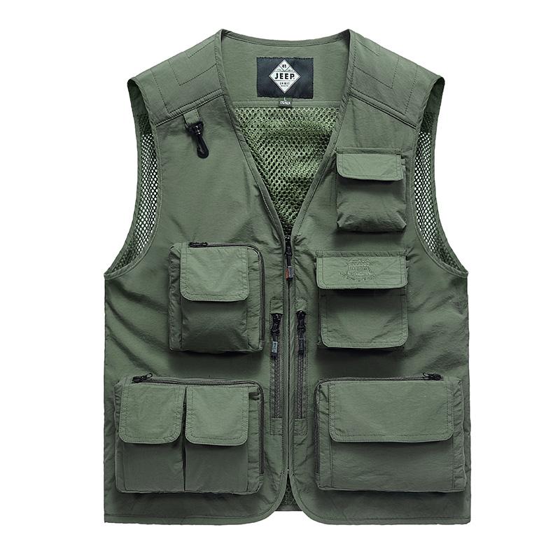 Mens Vests Hixiaohe Men's Lightweight Outdoor Fishing Travel