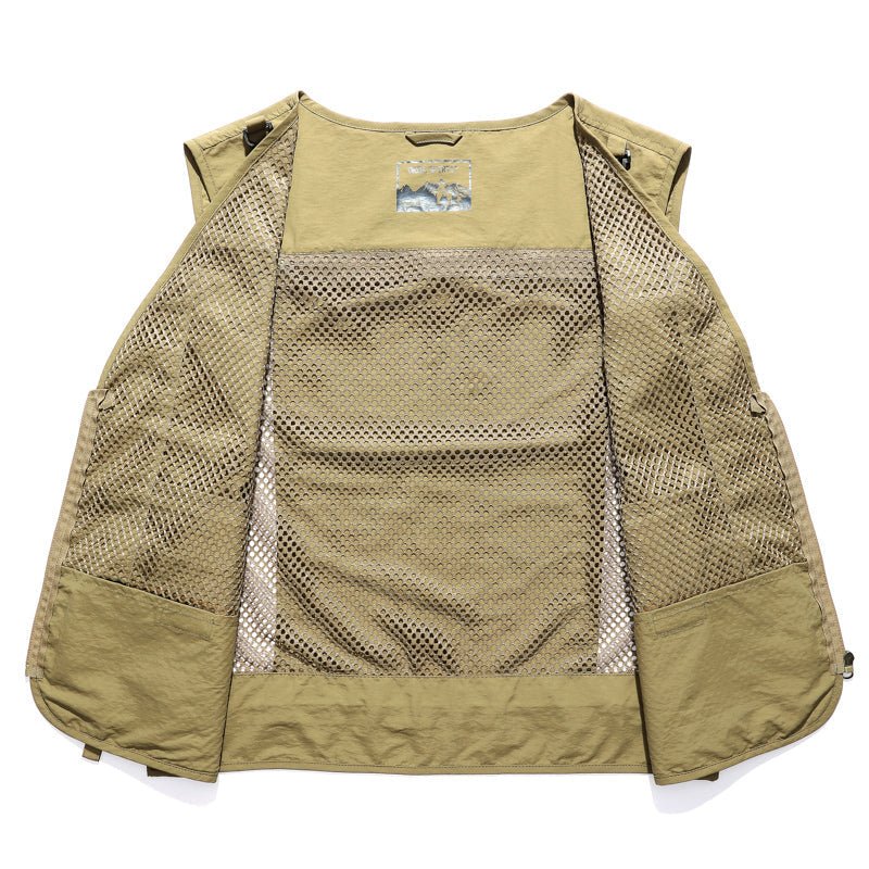 Men's Quick Drying Multi Pockets Fishing Vest – MONTBREAKER