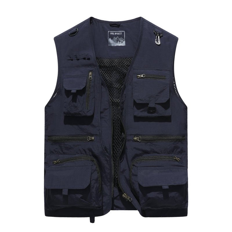 Tactical Vest 7XL Plus Size Mesh Multi-pocket Vest Men Women