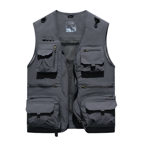 Men's Quick Drying Multi Pockets Fishing Vest - MONTBREAKER