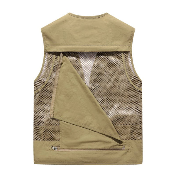 Men's Quick Drying Multi Pockets Fishing Vest - MONTBREAKER