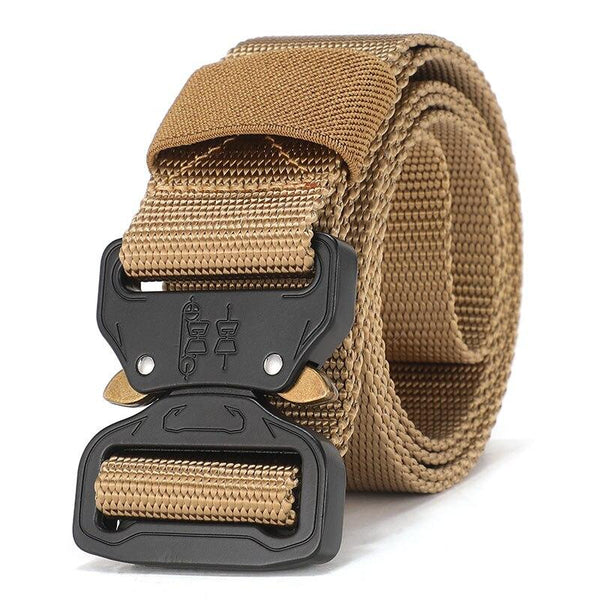 Men's Tactical Outdoor Canvas Belt 125-140cm Long - MONTBREAKER