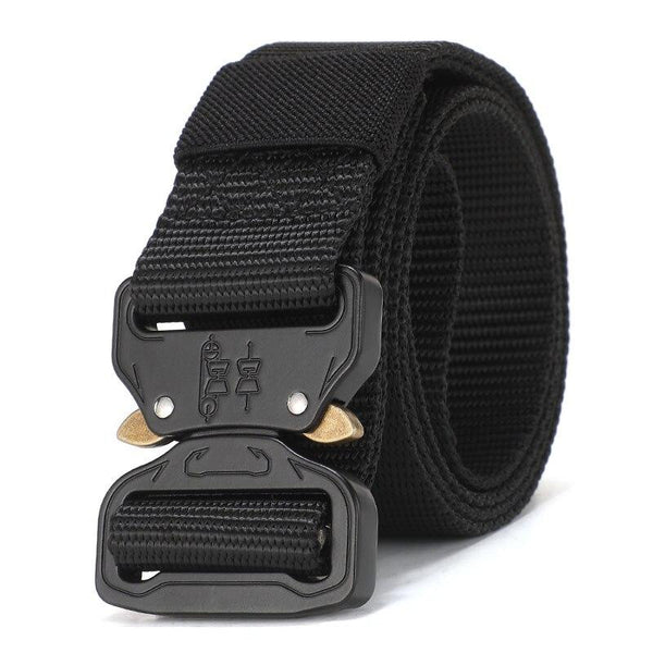 Men's Tactical Outdoor Canvas Belt 125-140cm Long - MONTBREAKER