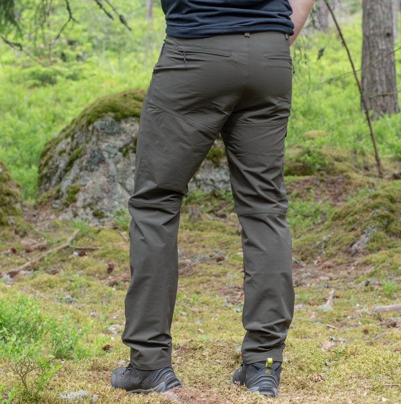 Womens Achiever N6 Kevlar Softshell Hiking Pants  Olive Green  Moose  Voyage  Moose Voyage