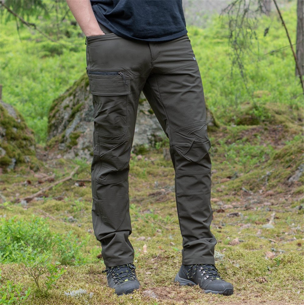 Ub Tech Hiking Pants Mens Size 36x34 Beige Nylon Stretch Pre Owned