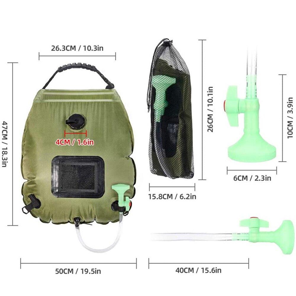 Camping 12V Electric Outdoor Portable Shower Kit – MONTBREAKER